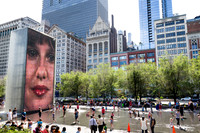 Crown Fountain by Jaume Plensa