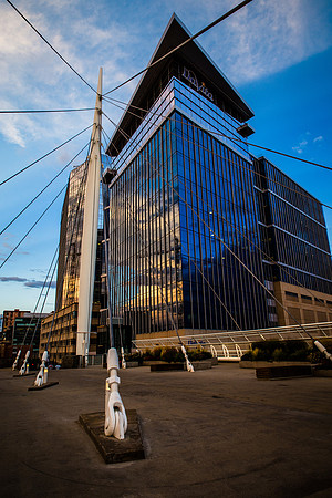 Dusky Millennium Bridge.