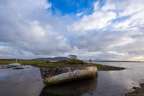 Derelict Boat at Rosses Point in Sligo