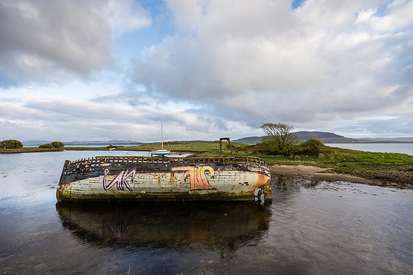 Derelict Boat at Rosses Point in Sligo