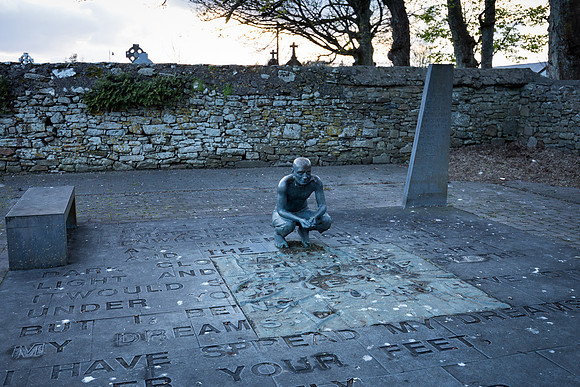 Sculpture "He Wishes for the Cloths of Heaven" by Jackie McKenna