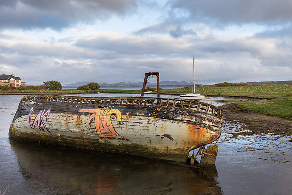 Derelict Boat at Rosses Point in Sligo
