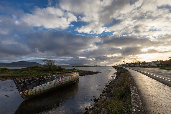 Derelict Boat at Rosses Point in Sligo