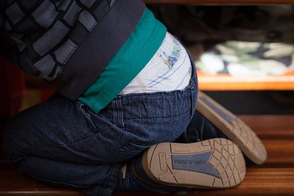 Sebby's Train Diaper