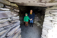Beehive Huts at Kerry Cliffs at Portmagee