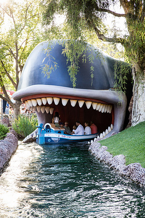 Storybook Land Canal Boats entering Monstro the Whale