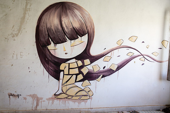 Day 3 - Street Art Girl - Ruderi di Gibellina