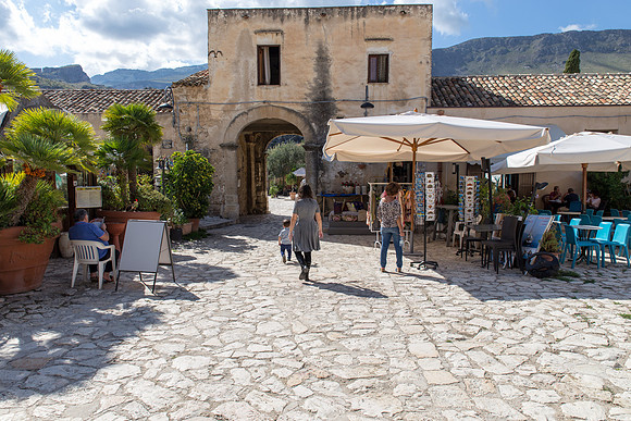 Day 1 -Inner courtyard at Scopello