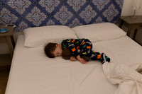 Day 1 -Tired Sebs Sleeping in