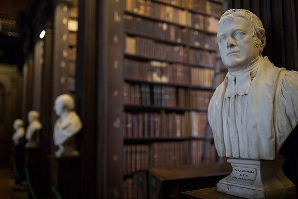 The Long Room at the Library of Trinity College