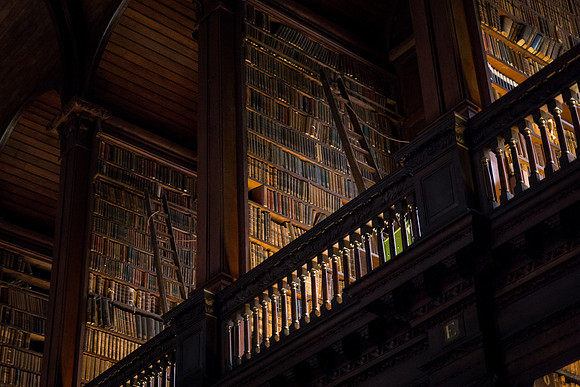 The Long Room at the Library of Trinity College