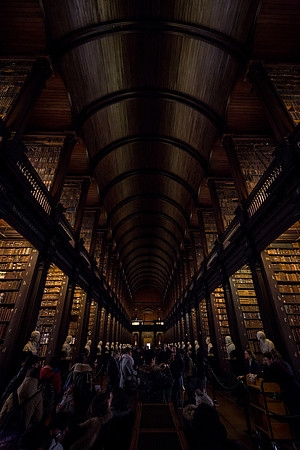 The Long Room at the Library of Trinity College