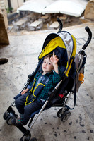 Day 12 - Sebby outside of Noto City Hall