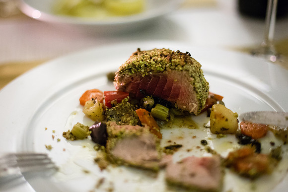 Day 12 - Pistachio Crusted Tuna