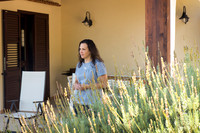 Day 2  - Tissy on Scopello Villa Porch