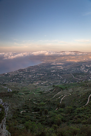 Day 2  - Switchbacks Leading up to Erice, Sicily