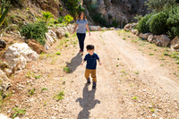 Day 2  - Sebby running down driveway