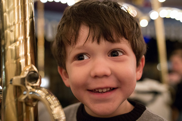 Day 1 - Feb 27 - Sebby on the Carousel
