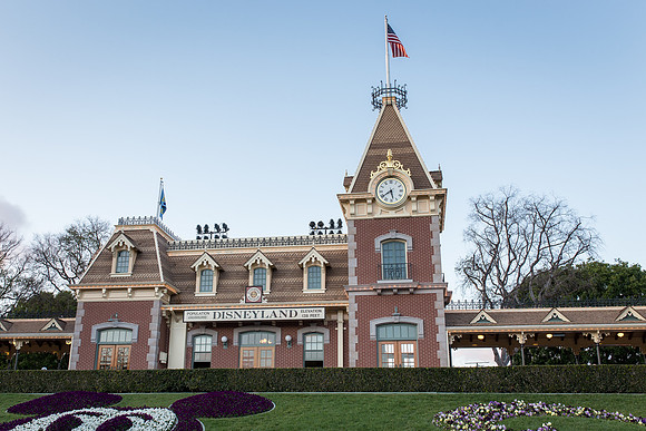 Day 1 - Feb 27 - Disneyland Train Station Entrance