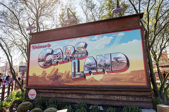 Day 3 - Cars Land Entrance