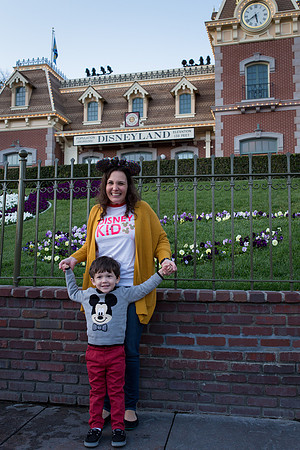 Day 1 - Feb 27 - Disneyland Train Station Entrance