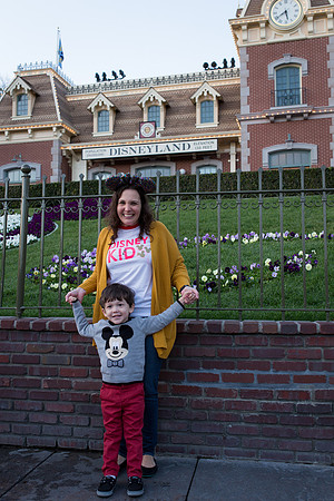 Day 1 - Feb 27 - Disneyland Train Station Entrance