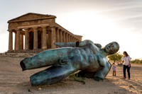 Day 4 - Bronze Icarus Statue