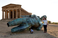Day 4 - Bronze Icarus Statue