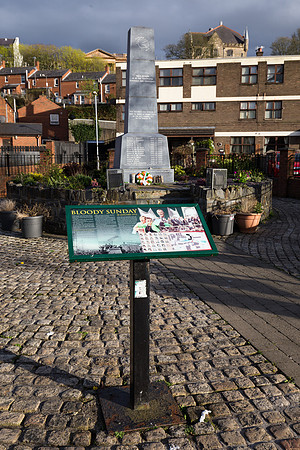 Bloody Sunday Memorial to commemorate the events of  January 30, 1972